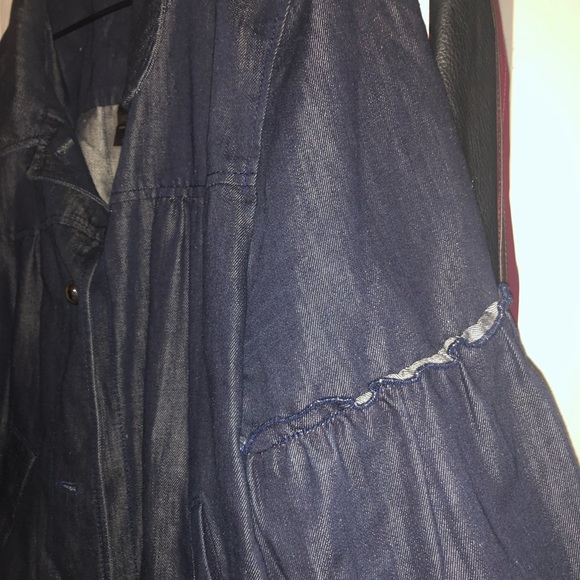 Ann Taylor denim jacket xl - Picture 3 of 3